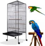  Nagy Volier Ketrec Kerekeken Papagájok Kanárik Egzotikus Madaraknak