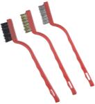 Dedra 3 soros kefe szett, DEDRA 2001P70 sárgaréz, acél, nylon, 175mm (2001P70)