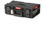 Qbrick System Szerszámosdoboz, Qbrick Patrol System One 200 Basic, 58, 5 × 38, 5 × 19 cm, fekete, 15, 5 l, víz- és porálló, hermetikus zárás, cserélhető rekeszekkel, 120 kg teherbírás (TC239416)
