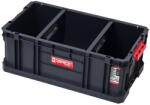 Qbrick System Szerszámosdoboz, Qbrick Patrol System Two Box 200 Flex, 53 × 29, 5 × 19, 5 cm, fekete, 26 l, két állítható válaszfal, 100 kg terhelhetőség (TC239778)