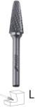 Dedra Frez conic DEDRA 07F682 L12x28mm, tijă 6mm (DED-07F682)