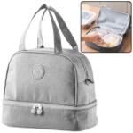 LEAN Termozsák, LEAN, ezüst, 27x25x16cm, állítható pánttal (24940)