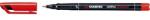 STABILO Marker alkoholos, 0, 4 mm, Stabilo "OHPen S", piros (07.0059904) - fcmarket