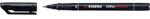 STABILO Marker alkoholos, 0, 4 mm, Stabilo "OHPen S", fekete (07.0059901) - fcmarket
