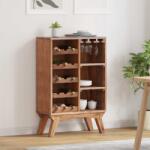 vidaXL Állvány Barna 60 x 30 x 90 cm Szilárd Újrahasznosított Fa (42012373)