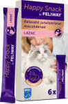 Happy Snack by Feliway gustare cremoasă pentru pisici - Efect calmant - Cu somon (1 pachet ~ 6 buc ~ 6 x 15 g) 90 g