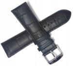 Jordan Kerr Fekete Matt Bőr Óraszíj Adriatica 24 mm Krokodil ADR24.001 (ADR24.001.01)