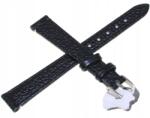 Diloy Fekete Bőr Óraszíj 12 mm Diloy 86 (86.12.1)
