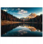  Fali poszter Hegyi Tükörkép Festői kilátás tóra és hegyekre