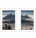  Poszter nappaliba, hálószobába Erdő ködben (A2)