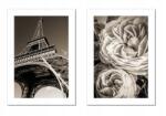 Eiffel-torony és rózsa poszterek a nappaliba (A3)