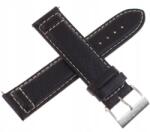  Fekete Varrott Bőr Sima Óraszíj Nautica A18641G 22 mm (PA18641G)