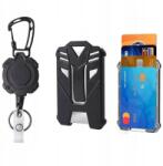  Retraktor acél zsinór Heavy Duty kulcstartó azonosító tok (Linka zwijana retraktor smycz zwijka carny)