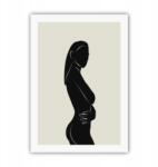  Fali dekorációk, női poszter, skandináv stílus, poszter irodába
