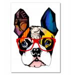  Kutyás poszter falra, Pop-Art stílusú, lakásdekoráció (A3)