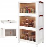  3 Db-os Tároló Doboz Kerekekkel Hordozható (SpectralSorce5215)