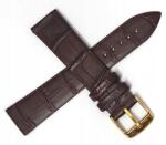 Jordan Kerr Barna Ragasztott Bőr Óraszíj Adriatica A1230 20 mm Krokodil (ADR20.006.05G)