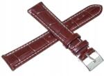 Tekla Bőr Óraszíj 18 mm Tekla K21.18 Kroko (brązowy pasek do zegarka 18 mm)