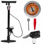 Lewer Kerékpár Pumpa Kézi Autós Álló Manométerrel Kerékpárhoz Erős (MANOMETR POMPKA Z KOŃCÓWKAMI GRATIS)