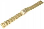 Tekla Arany Acél Karkötő 20 mm-ES Karórához Tekla BL2 Gold (złota bransoleta z pełnych ogniw 22 mm)