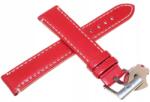 Diloy Piros Bőr Óraszíj 18 mm Diloy 373 (373.18.6)