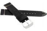 JVD Fekete Bőr Óraszíj 24 mm Jvd R41001 (R41001-24)