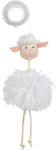 TRIXIE macskajáték plüss bárány gumi kötélen 20cm 45560 (TX45560)