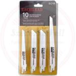  10 részes fűrészlap készlet dugattyús fűrészekhez fa / fém (Kl-10)