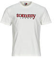 Tommy Jeans Rövid ujjú pólók TJM REG APPLIQ GRAPHIC SS T EXT Fehér EU XL