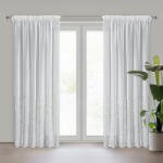  Melia fényáteresztő függöny Fehér 140x270 cm