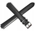 Jordan Kerr Fekete Bőr Hosszú Ragasztott Óraszíj Adriatica 9/18 mm ADR18.014 (ADR18.014.01)