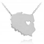  Ezüst Ródiumozott Nyaklánc Minet Lengyel (JMAN0097PN45)