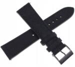 Nautica Fekete Varrott Bőr Sima Óraszíj Nautica A18721G 22 mm (PA18721G)