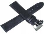 Diloy Fekete Bőr Óraszíj 20 mm Diloy 704 (704.20.1)