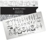 Perfect Nails Körömnyomda Lemez - Line & Shape - Perfect Nails (PNDNY069) - glow
