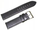 Tekla Fekete Varrott Bőr Sima Óraszíj 22 mm Tekla P10.22 (P10.22)