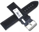 Chermond Fekete Bőr Óraszíj 24 mm Chermond (A212.24 Black)