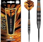  Dart szett steel Mission Javan 22g, brass