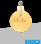 ELDLUX Filamentes design LED izzó - Home G125 4w 320lm 2500k D125x175mm (G125-HOME)