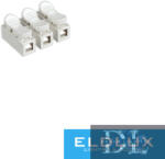 ELDLUX 3 pólusú kábel csatlakozó (rugós 1.5mm2) 100db/csomag (CMK823-3P-15-100)