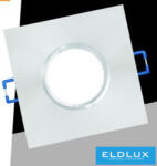 ELDLUX Süllyesztett lámpatest 1xPAR16 foglalat nélkül IP20 Króm 95x95x23mm Kivágás: D60mm (P9-A)