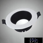 ELDLUX süllyesztett spot lámpatest GU10 Max 60w fehér/fekete (P27-N)