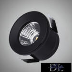 ELDLUX mini spot lámpatest 1w 4000k 90lm 30° IP20 ∅31×22mm fekete (P-31-NN)