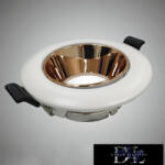 ELDLUX süllyesztett spot lámpatest GU10 Max 60w fehér/arany (P27-O)