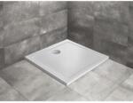 Radaway Doros Stone C szögletes lapos zuhanytálca 80x80 fehér, ajándék szifonnal (SDRC8080-01-04S)