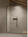 Radaway Modo SL II Black Walk-in fekete zuhanyfal 120 átlátszó balos (10319124-54-01L)