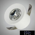 ELDLUX UNIVERSO mini spot lámpatest 1w 4000k 100lm 30° IP20 ∅31×22mm fehér (P-31-BN)
