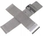 Tekla Ezüst Mesh Karkötő 24 mm-ES Tekla BG1 Karórához (błyszcząca bransoleta siatkowa 24 mm)