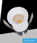 ELDLUX UNIVERSO Mini spot lámpatest 3w 3000k 300lm 30° IP20 Fehér D35x47mm kivágás: D28mm (P-29-BC)