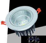 ELDLUX LED süllyestett lámpa 7w 630lm 4000K 24° IP20 alumínium (P-75-N)